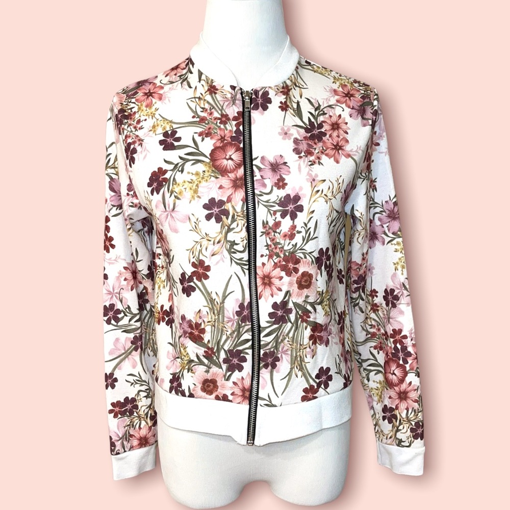 Boohoo Sweater Zipper Jacket